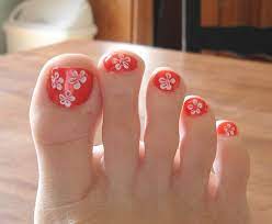 How To Paint Diy Flowers On Toes Quick