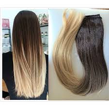 One of the best qualities of dip dyed hair is that regardless of whether you have blonde or brown hair. 22 Inches 3 4 Head One Piece Ombre Dip Dyed Straight Clip In Hair Extensions Dark Brown To Sandy Blonde Dl Walmart Canada