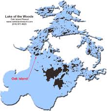 Map Lake Of The Woods