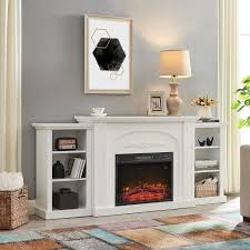 Fireplace Tv Stand With Adjustable Heat