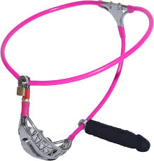 Amazon.com: Male Strict Chastity Belt Underwear Chastity Belt with Anal  Plug Man Pants Chastity Male Bandage (Small, Pink) : Health & Household