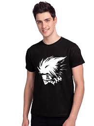 Buy Dolphin Lifestyle Glow in Dark Anime Naruto Graphic Printed Half Sleeve  Cotton T Shirts for Men Slim Fit at Amazon.in