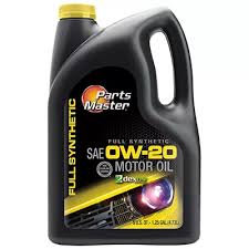 parts master 0w 20 synthetic motor oil