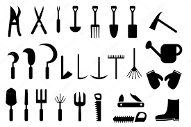 Garden Hand Tools Icon Stock Vector