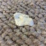 get chewing gum out of your carpet