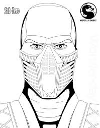 Maybe you would like to learn more about one of these? Mortal Kombat Sub Zero 4 Coloring Page Free Printable Coloring Pages For Kids