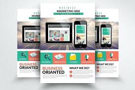 1 2 Page Flyer Template Two Professional Brochure Or Design