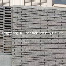 Grey Building Facade Stone Slate Wall