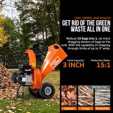 gas mulchers wood chippers at lowes com