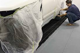 pig grippy mat protective paint booth