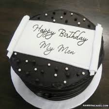 Portable, all the decoration is made of fondant. Latest Happy Birthday Cakes For Men