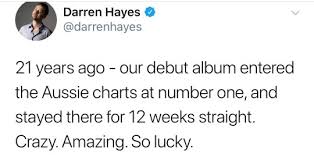 Darren Hayes Forever This Week In 1997