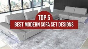 wooden 5 seater white designer sofa set