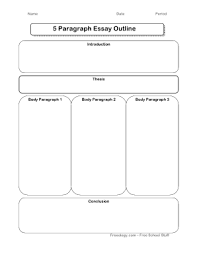 printable essay outline template forms