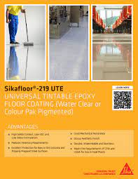 sikafloor 219 ute smooth floor
