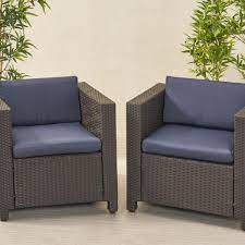 4 piece outdoor club chair cushion set