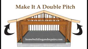 build a double angle roof overhang