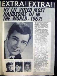 HY LIT WIBG-AM Philadelphia 1967 "most handsome dj in the world" clipping w/pix | #218275805