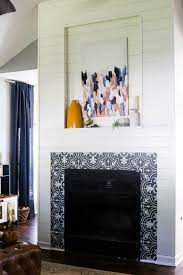 A Fireplace Makeover Using Shiplap