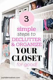 how to declutter your closet and keep