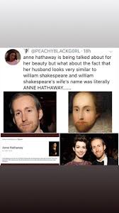 Marriage of shakespeare & anne hathaway. Pin By Eye Scream On Random Stuff Names Anne Hathaway William Shakespeare