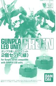 Gundam 1 100 Lighting Unit 02 Led Type Green Geekisus Com