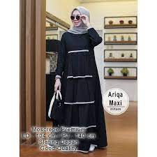 Baju gamis untuk wanita muslimah yang lebih modern dipadukan dengan aksesoris yang tidak perlu banyak itu membuat kesan model baju gamis modern yang lebih elegan dan nyaman dikenakan. Baju Gamis Wanita Syar I Muslim Guenesa Sella Gamis Modis Wanita Lebaran 2020 Terbaru Super Kekinian Shopee Indonesia