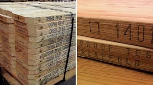 wooden scaffold plates
