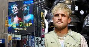 Jun 12, 2021 · jake paul has been, expectedly, talking up his chances against tyron woodley in their upcoming fight on august 28. Jake Paul Shows Off His Poster For Fight Against Tyron Woodley Beaming At Times Square