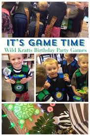 wild kratts birthday party games and
