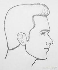 This profile view is of a beautiful female's face and i guide you through the drawing process by using simple geometric shapes, alphabet letters, and numbers. How To Draw A Face From The Side Side Face Drawing Face Drawing Drawing Sketches