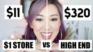 1 dollar tree makeup vs high end