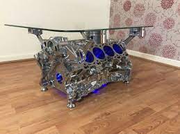Jaguar V8 Engine Block Coffee Table