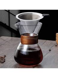 2pcs Heat Resistant Glass Coffee Pot