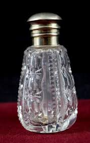 Cut Glass Perfume Bottle G14