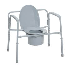 bariatric folding bedside commode chair