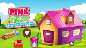 pink house construction home builder