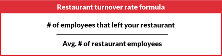 calculate your restaurant turnover rate