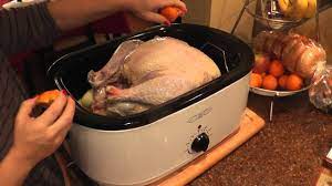 cook turkey in an electric roaster