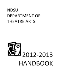 ndsu department of theatre arts north