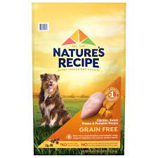 nature s recipe grain free salmon sweet potato pumpkin recipe dry dog food 12 lb bag