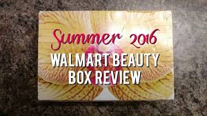 summer 2016 walmart beauty box review