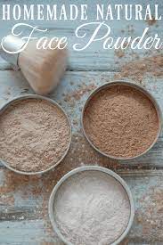 homemade natural face powder the