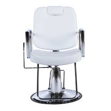 s pro reclining threading chair white