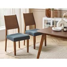 set of 2 accent dining chairs padded