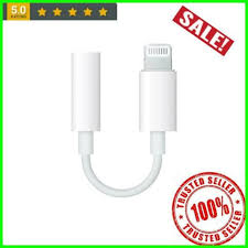 Apple Lightning To 3 5mm Headphone Jack Adapter A1749 For Iphone X 8 7 For Sale Online Ebay