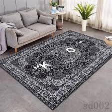 modern non slip black obeetee carpets