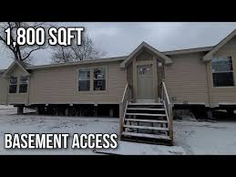 Manufactured Home With Basement Access