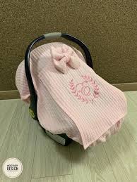 Handleless Car Seat Canopy Cover Baby