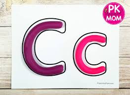 You can make learning uppercase letters loads of fun with this playdough mat printable. Alphabet Mat Printables Preschool Mom